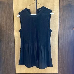 Sleeveless Black Top